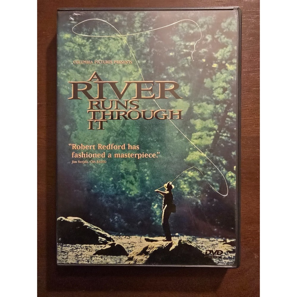 A River Runs Through It (DVD, 1992), Redford, Pitt, Skerritt, Excellent Cond